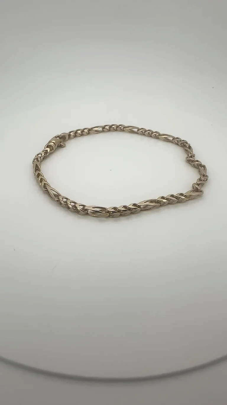 14 kt Gold, Panzerarmband