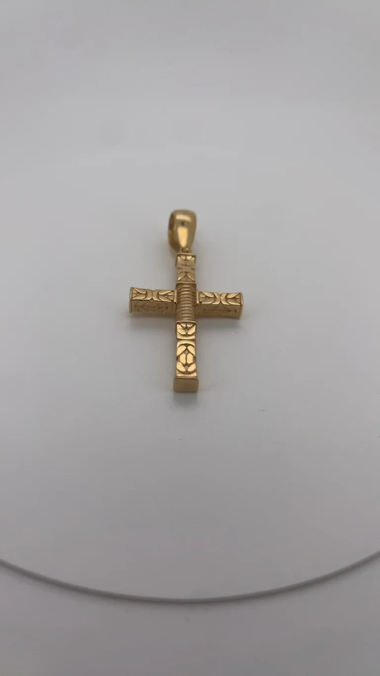 14 kt Goldkreuz Anhänger