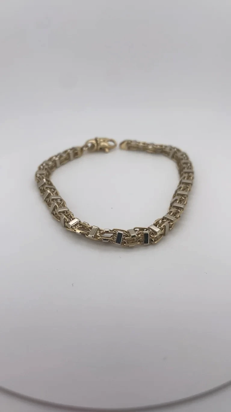 14 kt Gold, Käfigarmband