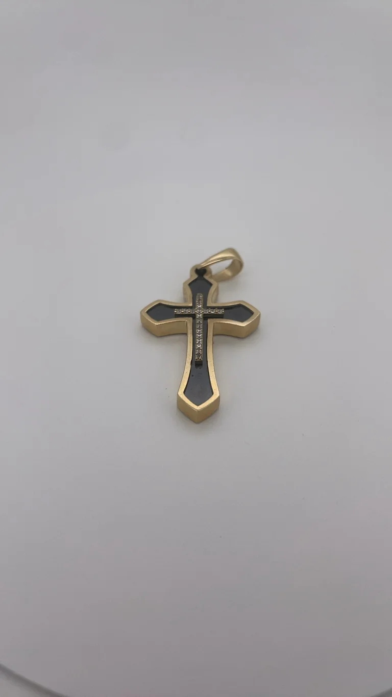 14 kt Goldkreuz Anhänger
