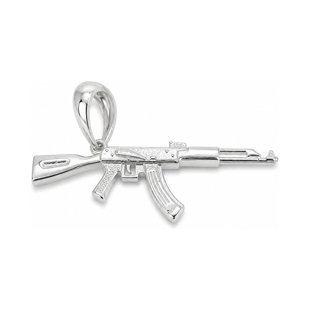 Silber AK47-Anhänger
