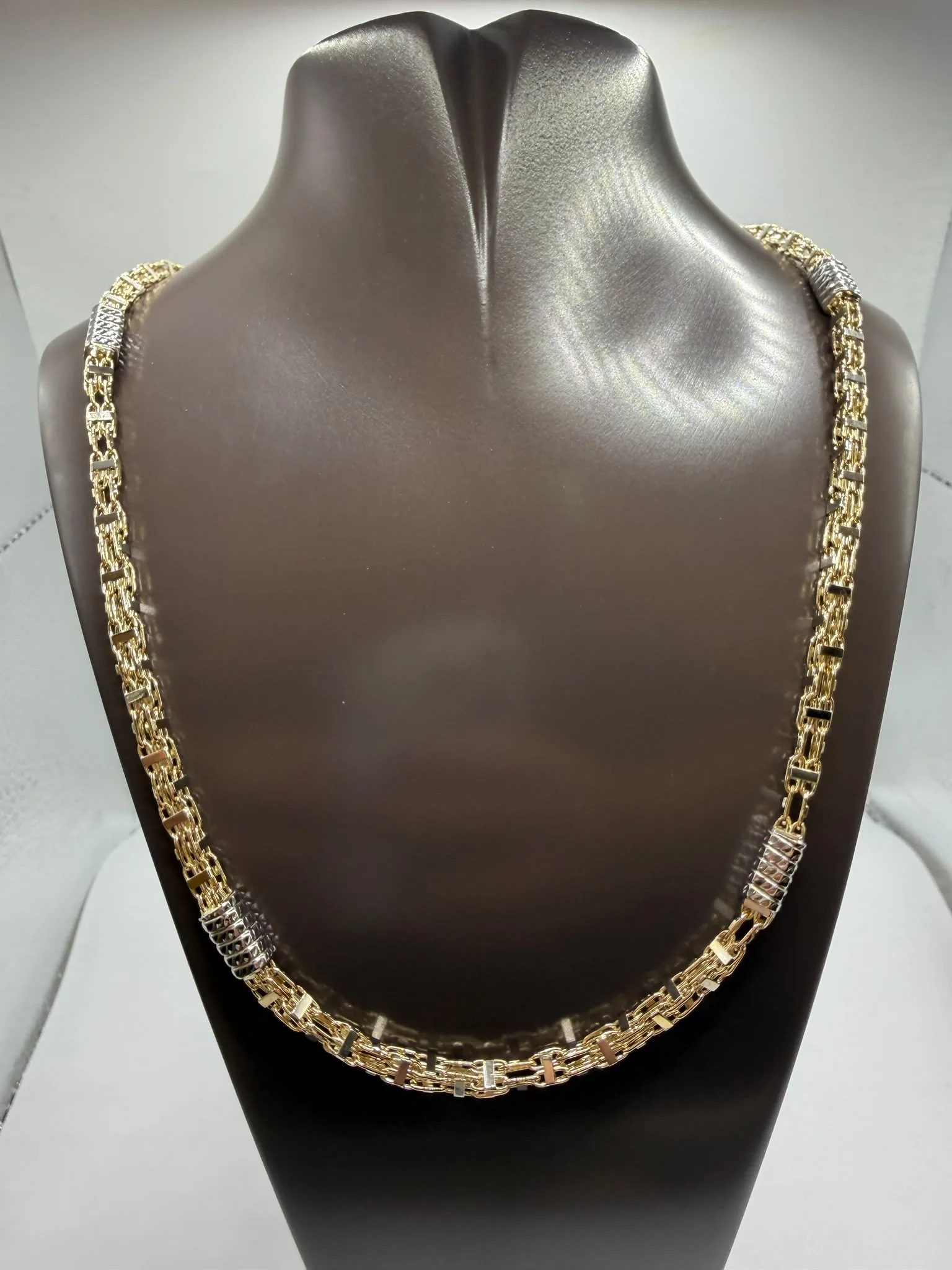 14 kt Gold Käfigkette