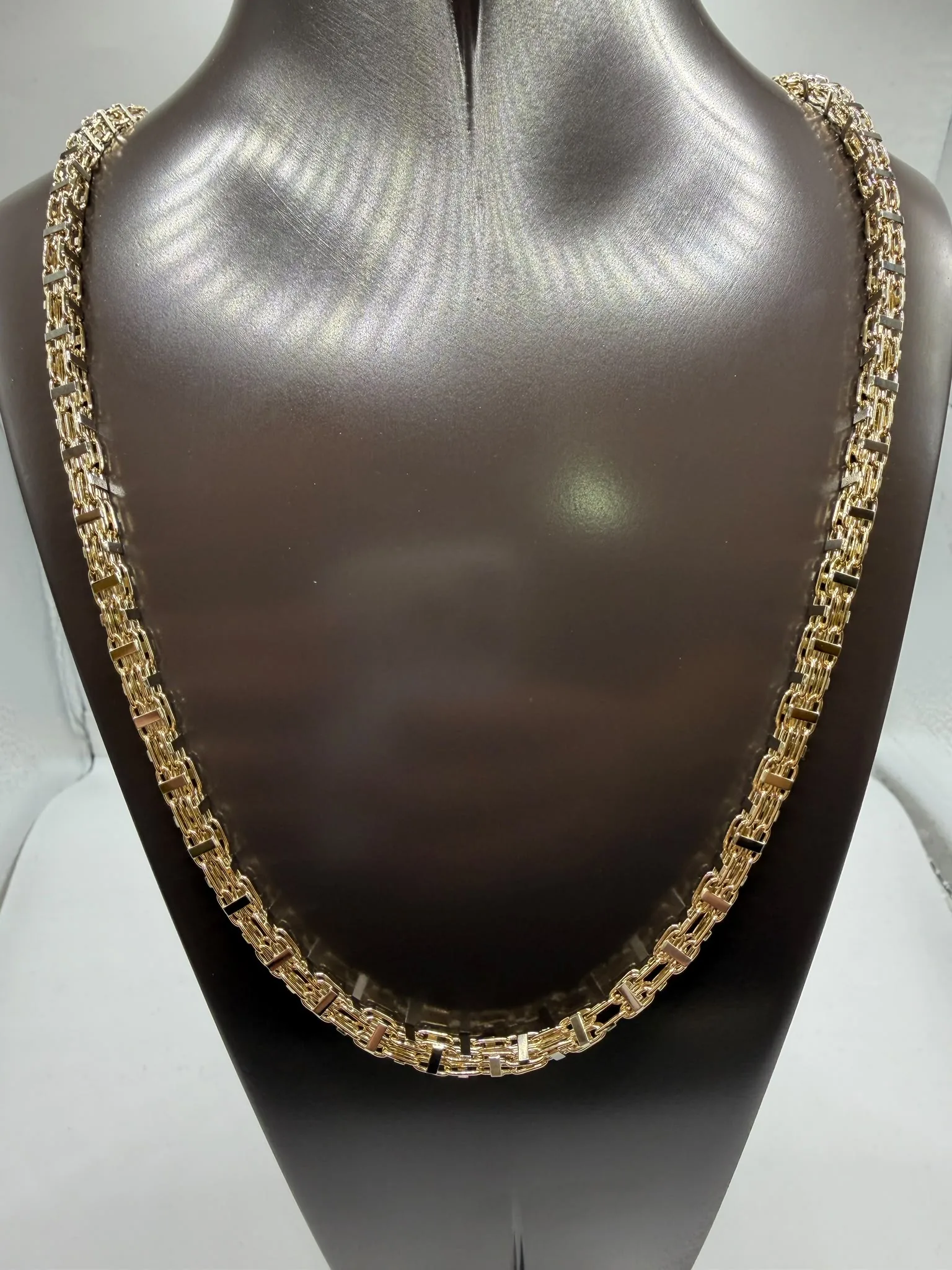 14 kt Gold Käfigkette