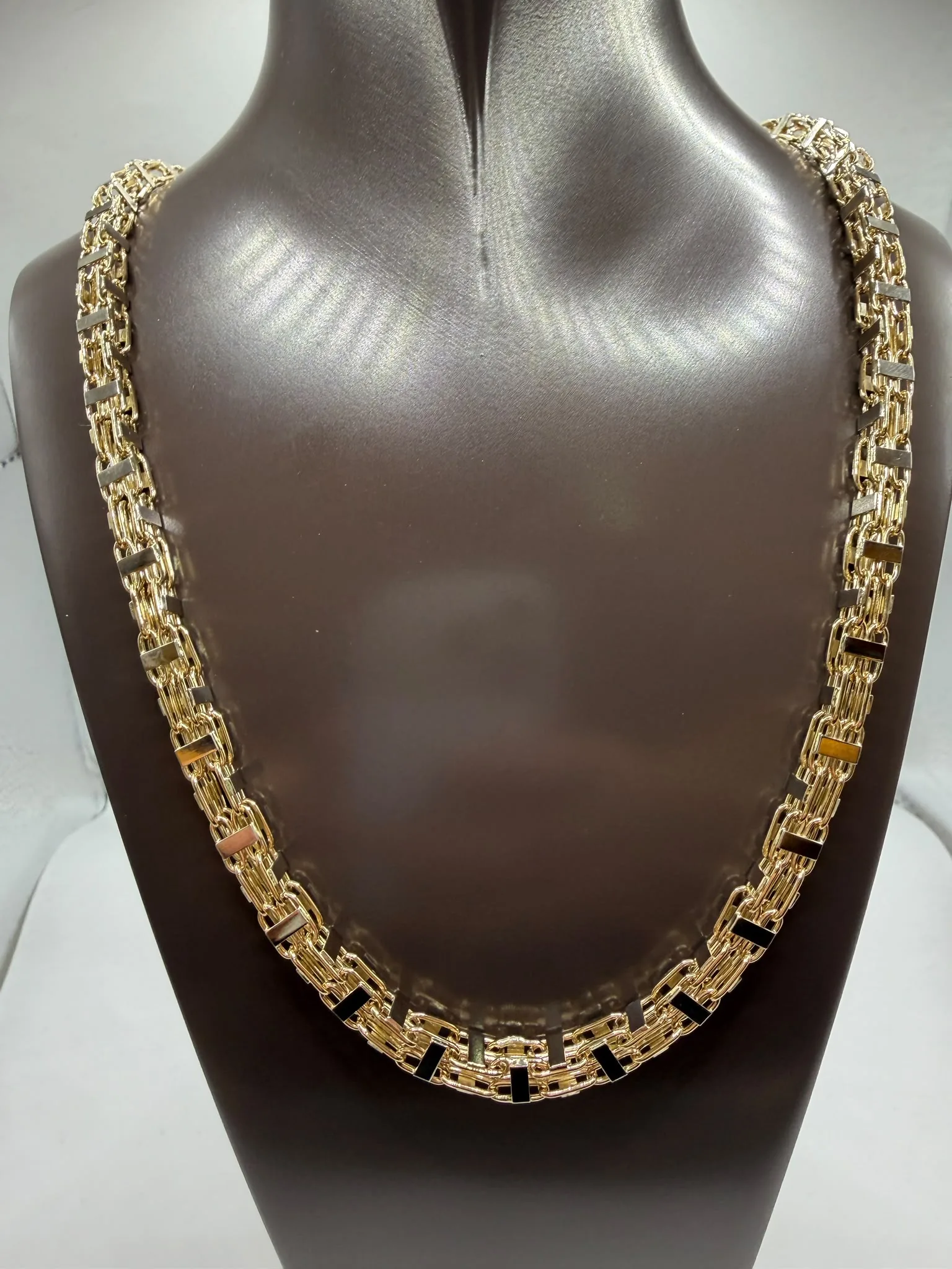14 kt Gold Käfigkette